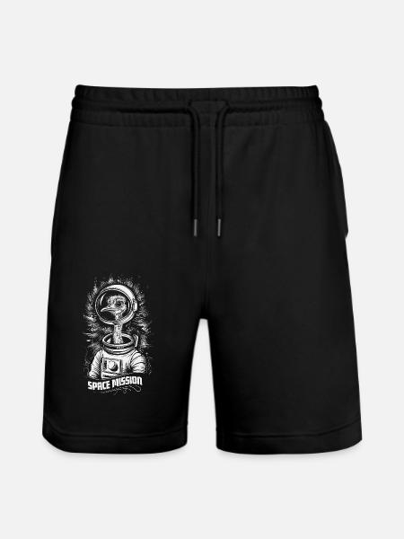 Mission spatiale - Short de jogging bio TRAINER Stanley/Stella unisexe - noir