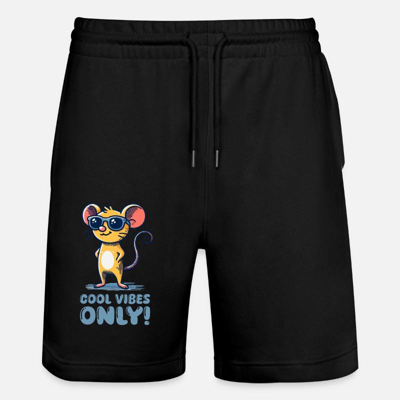 Lunettes de soleil souris cool - Short de jogging bio TRAINER Stanley/Stella unisexe - noir