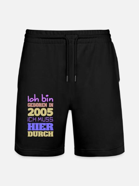 2005 - Stanley/Stella Unisex Bio Joggingshorts Trainer - Schwarz