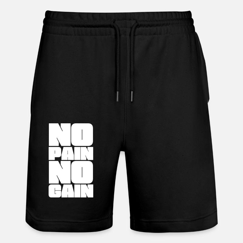 On n’a rien sans rien - Short de jogging bio TRAINER Stanley/Stella unisexe - noir