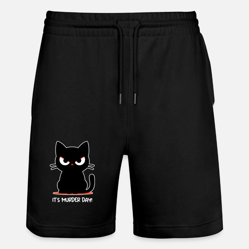 Jour du meurtre (sombre) - Short de jogging bio TRAINER Stanley/Stella unisexe - noir
