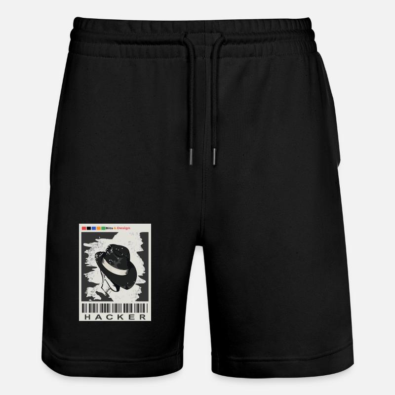 Hacker recherché - Short de jogging bio TRAINER Stanley/Stella unisexe - noir