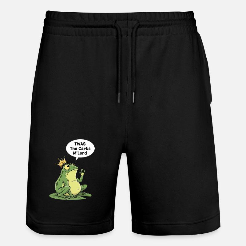 Regal Frog Carbohydrate King Design - Short de jogging bio TRAINER Stanley/Stella unisexe - noir