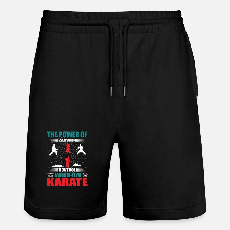 Wado-Ryu Karaté Zanshin Design - Short de jogging bio TRAINER Stanley/Stella unisexe - noir