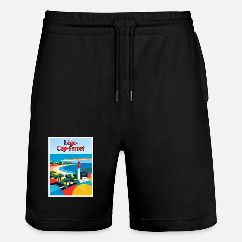 Lège Cap-Ferret Phare rétro - Short de jogging bio TRAINER Stanley/Stella unisexe - noir