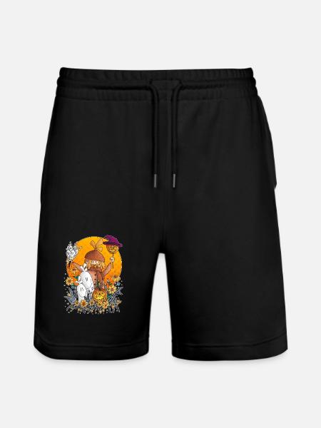 Ugo - the pumpkin parade / - Stanley/Stella Trainer Unisex Organic Jogging Shorts - black