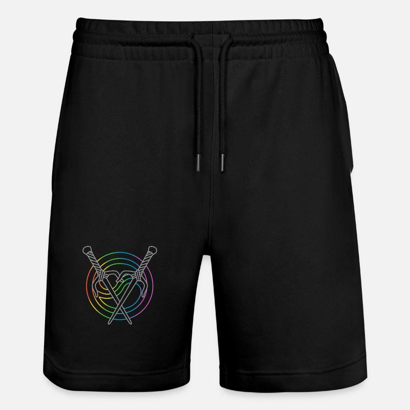 Xena & Gabrielle - Short de jogging bio TRAINER Stanley/Stella unisexe - noir