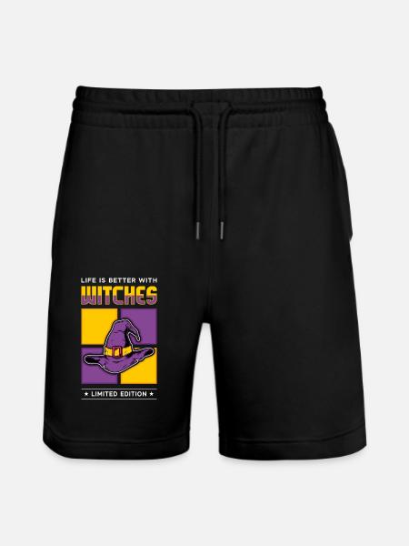 Sorcières - Short de jogging bio TRAINER Stanley/Stella unisexe - noir
