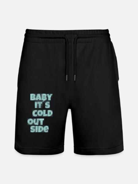 Bébé son rhume - Short de jogging bio TRAINER Stanley/Stella unisexe - noir