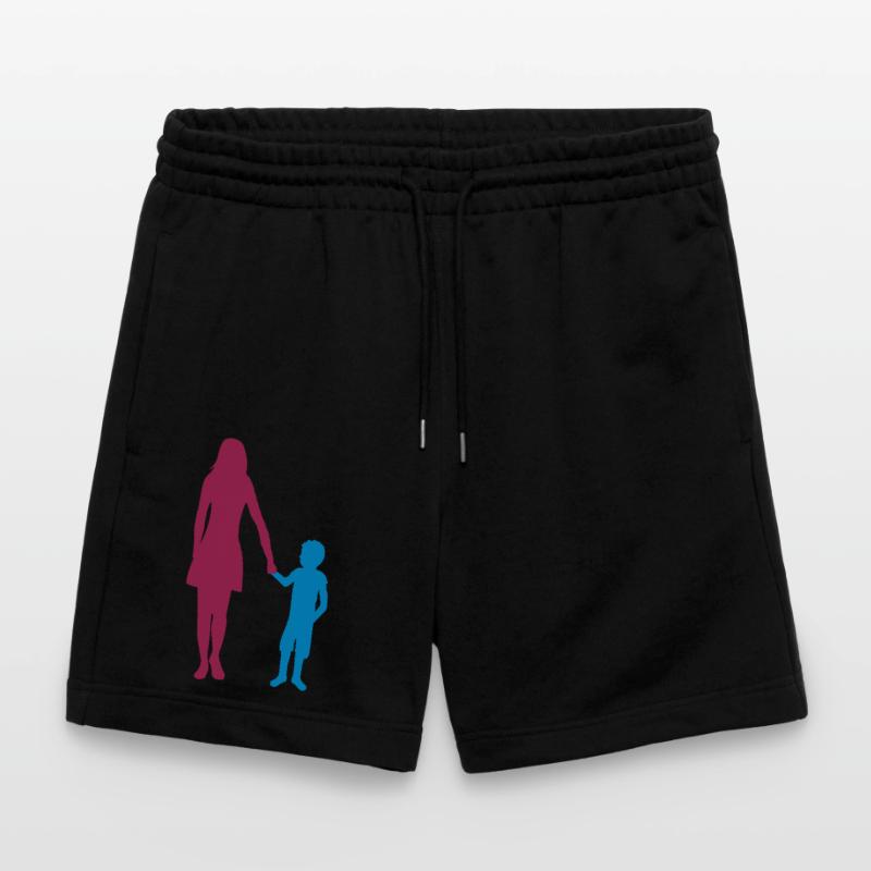 sohn mutter muttertag mama und junge muttertag kin Stanley/Stella Unisex Bio Joggingshorts Trainer 