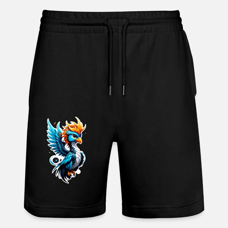 Phenix - Phoenix - Firebird - Stanley/Stella Trainer Unisex Organic Jogging Shorts - black