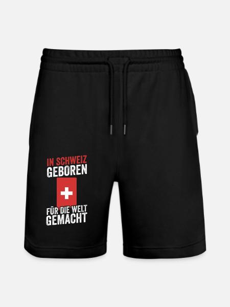 Suisse suisse - Short de jogging bio TRAINER Stanley/Stella unisexe - noir
