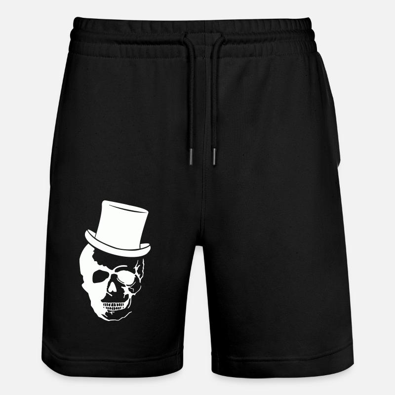 Cylindre de crâne - Short de jogging bio TRAINER Stanley/Stella unisexe - noir