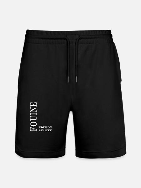 fouine 3 - Short de jogging bio TRAINER Stanley/Stella unisexe - noir