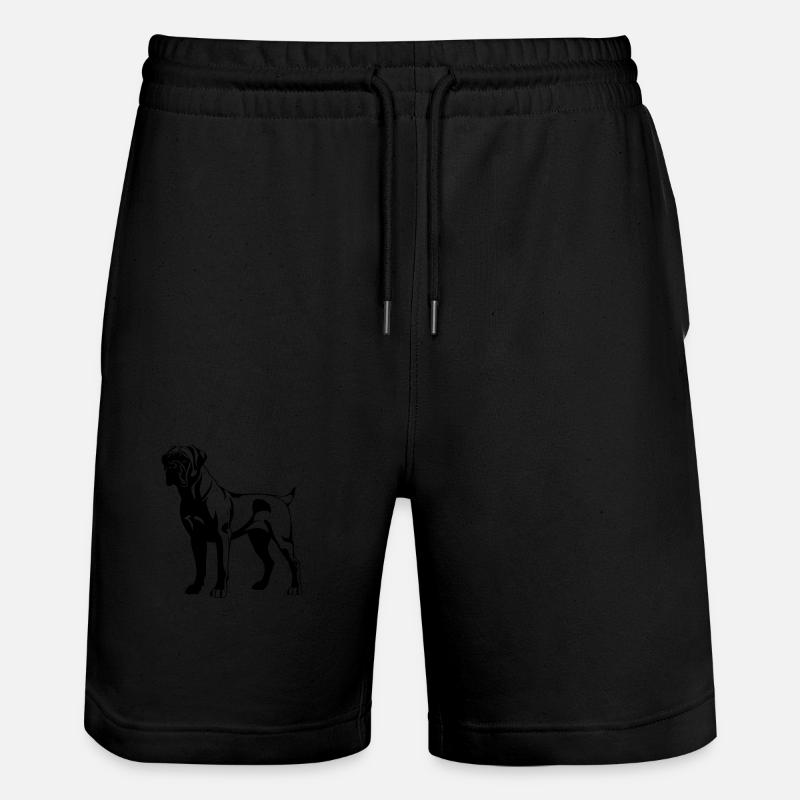 Bullmastiff Chien Icône - Short de jogging bio TRAINER Stanley/Stella unisexe - noir
