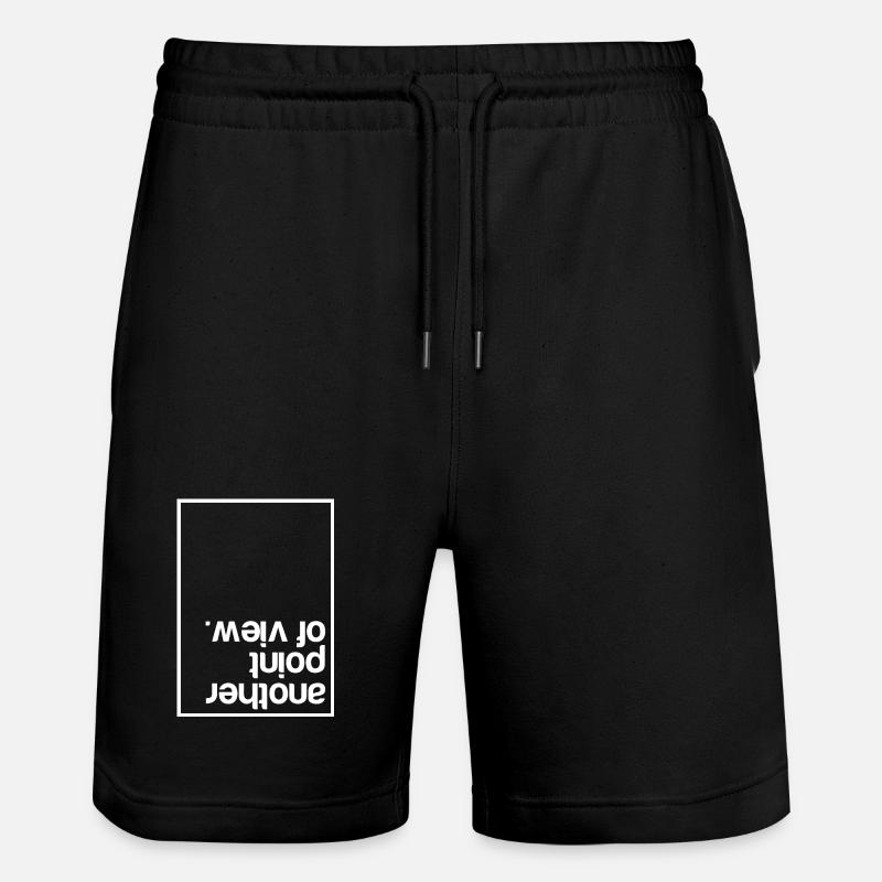 Another point of view (dark) - Stanley/Stella Unisex Bio Joggingshorts Trainer  - Schwarz