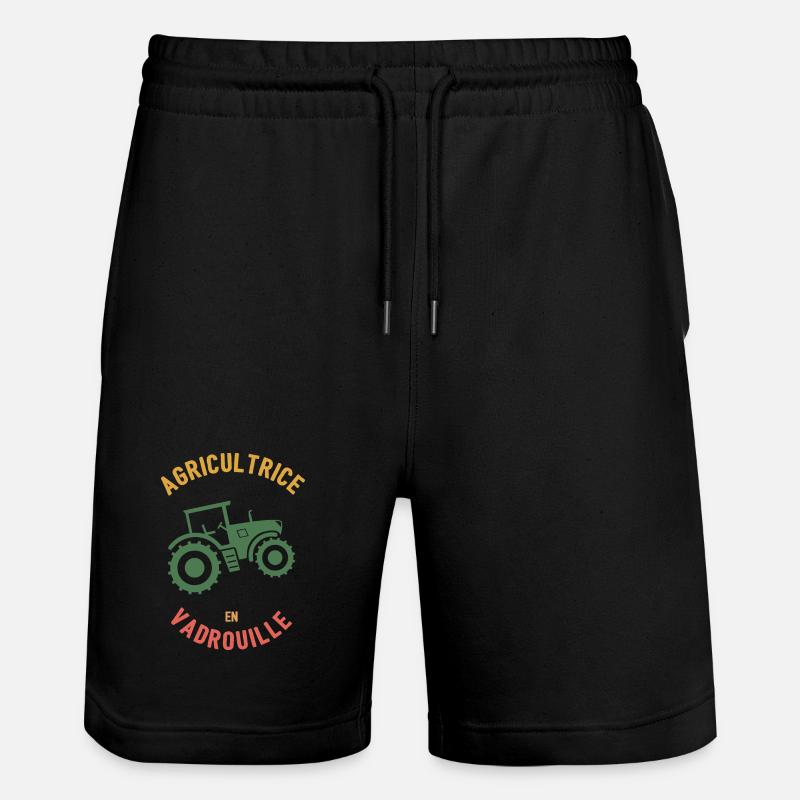 Bauer in Mop - Stanley/Stella Unisex Bio Joggingshorts Trainer  - Schwarz