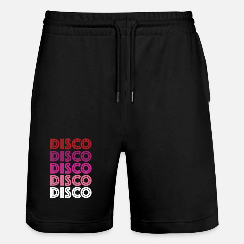 Disco Disco Disco - Stanley/Stella Trainer Unisex Organic Jogging Shorts - black