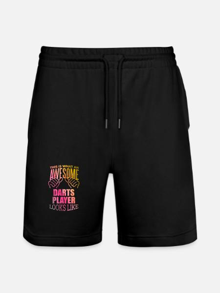 fléchettes - Short de jogging bio TRAINER Stanley/Stella unisexe - noir