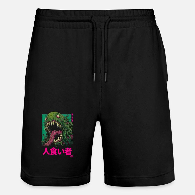 Monstre Tokyo - Short de jogging bio TRAINER Stanley/Stella unisexe - noir