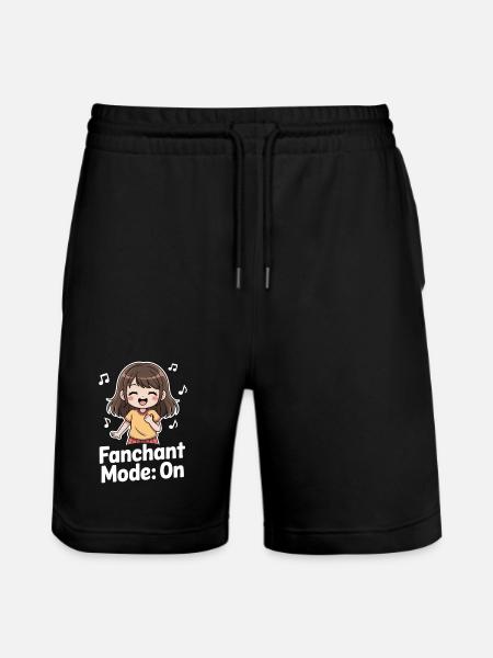 K-Pop Fanchant Korea Music - Stanley/Stella Trainer Unisex Organic Jogging Shorts - black