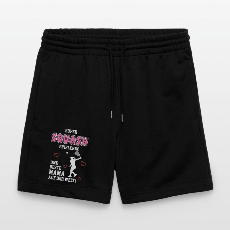 Squash Beste Mama Mutter Muttertag Geburtstag Stanley/Stella Unisex Bio Joggingshorts Trainer 