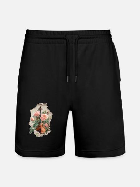 Violon Violon - Short de jogging bio TRAINER Stanley/Stella unisexe - noir
