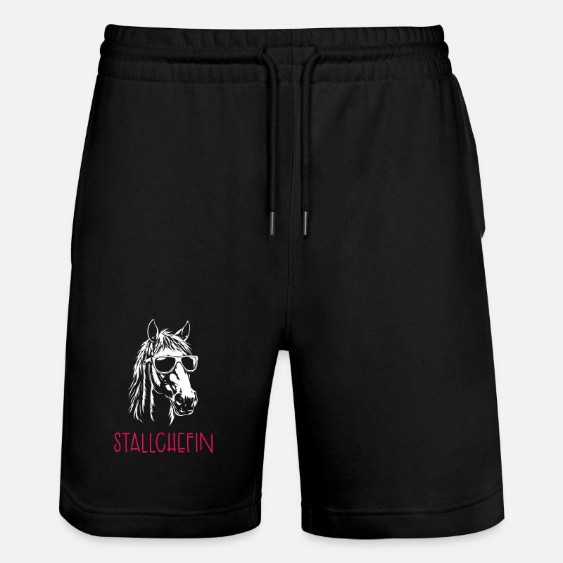 Stable manager - Stanley/Stella Trainer Unisex Organic Jogging Shorts - black