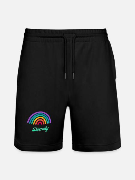Diversity - Stanley/Stella Trainer Unisex Organic Jogging Shorts - black