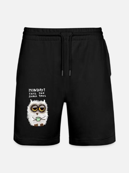 Monday? This too shall pass - Stanley/Stella Unisex Bio Joggingshorts Trainer - Schwarz