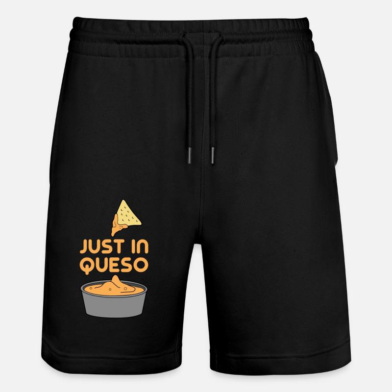Juste à Queso - Short de jogging bio TRAINER Stanley/Stella unisexe - noir
