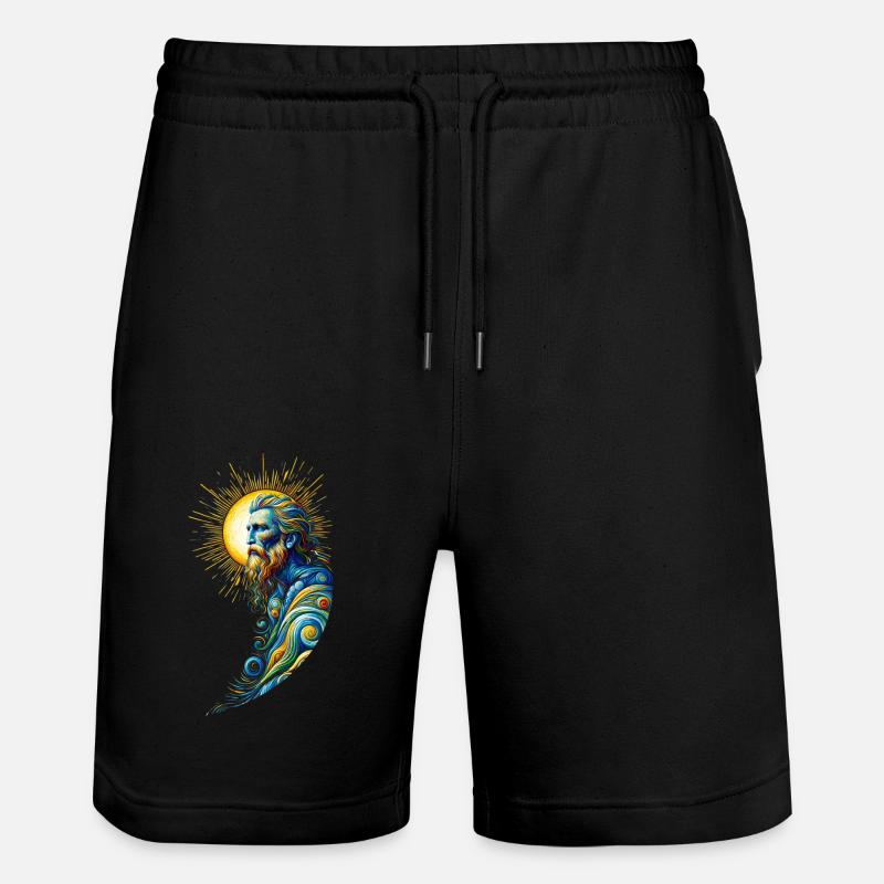 Dieu de Vincent van Gogh - Short de jogging bio TRAINER Stanley/Stella unisexe - noir