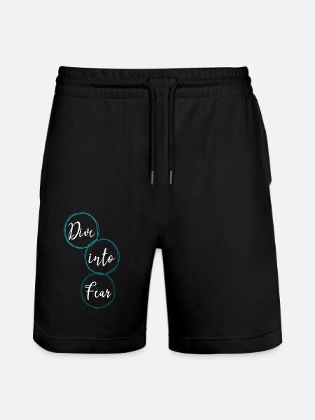 Bungee Jumping Experiences Courage - Stanley/Stella Trainer Unisex Organic Jogging Shorts - black