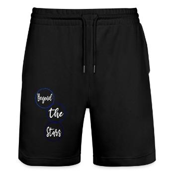 flavor adventure culinary exploration - Stanley/Stella Unisex Bio Joggingshorts Trainer  - Schwarz - Vorne - Nik (191cm) & Marisol (170cm)