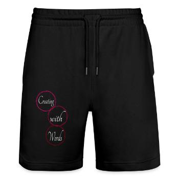 present creative expression innovative ideas - Stanley/Stella Unisex Bio Joggingshorts Trainer  - Schwarz - Vorne - Nik (191cm) & Marisol (170cm)