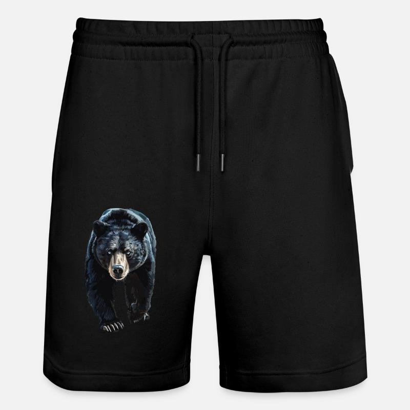 Tragen - Stanley/Stella Unisex Bio Joggingshorts Trainer  - Schwarz