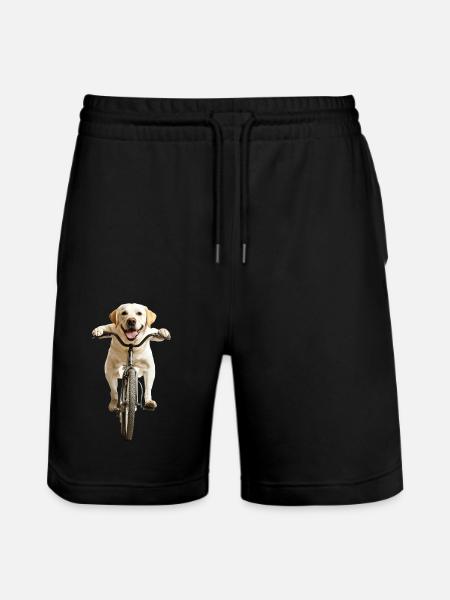 Labrador Retriever - Stanley/Stella Unisex Bio Joggingshorts Trainer - Schwarz
