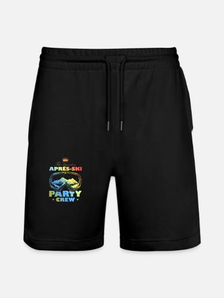 After Ski Party Motto Team Bunt - Ekologiska joggingshorts Trainer unisex från Stanley/Stella - svart