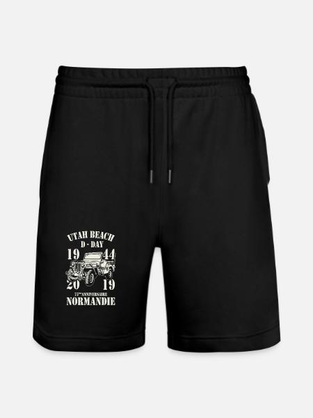 Utah Beach D-Day 1944 - 2019 - Short de jogging bio TRAINER Stanley/Stella unisexe - noir