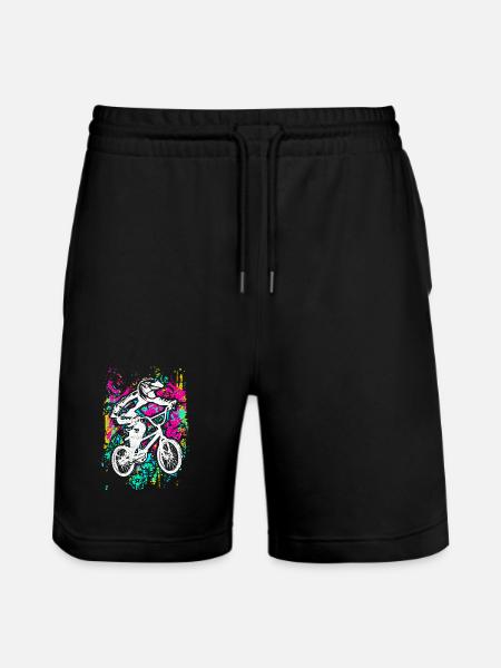 BMX Cykel | BMX cykel | Cool BMX | BMX gave - Stanley/Stella Trainer økologiske unisex joggingshorts - sort