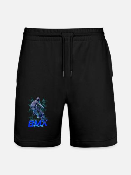 BMX Extreme Neon Stunt - Stanley/Stella Trainer Unisex Organic Jogging Shorts - black