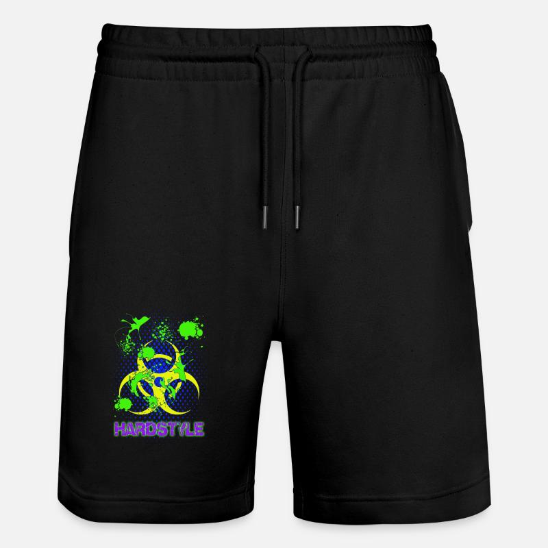 Splash Hardstyle Techno Trance House - Short de jogging bio TRAINER Stanley/Stella unisexe - noir