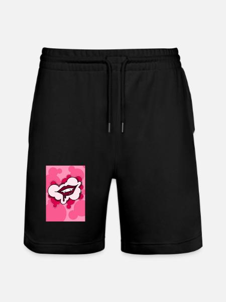 Vampire Kiss - Stanley/Stella Trainer Unisex Organic Jogging Shorts - black