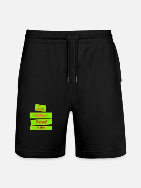 Les carottes sont cuites - Short de jogging bio TRAINER Stanley/Stella unisexe - noir
