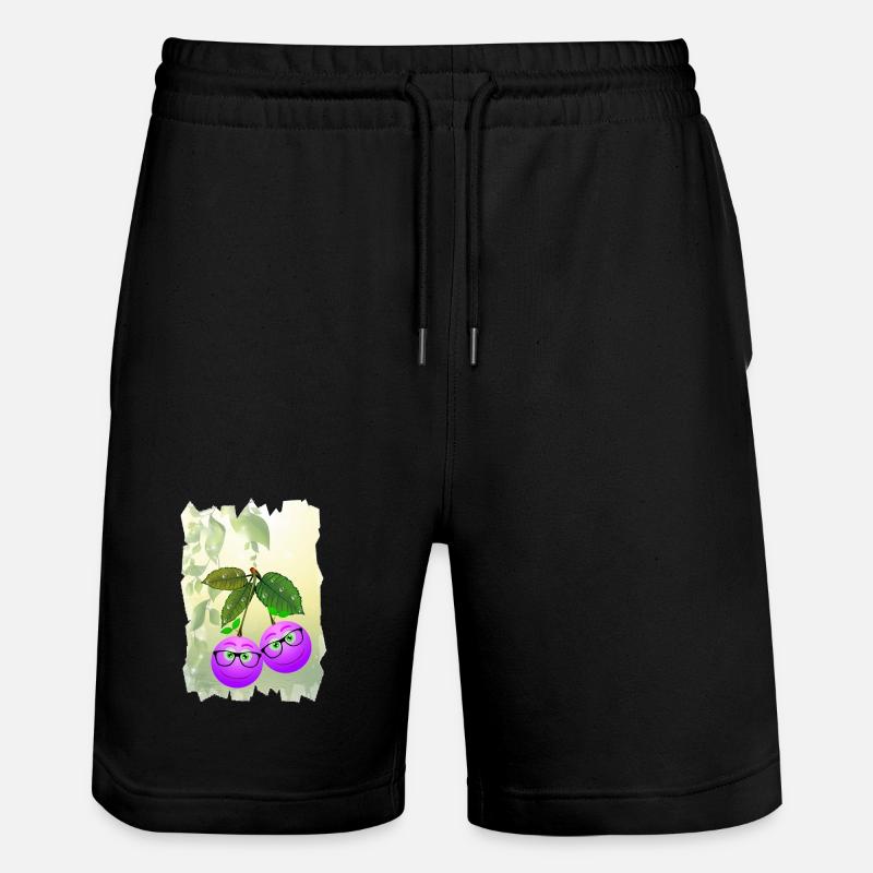 Brillenbeeren - Stanley/Stella Unisex Bio Joggingshorts Trainer  - Schwarz