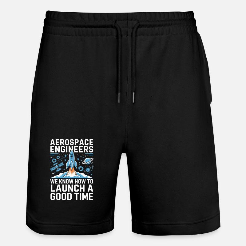 Aerospace Engineer Rocket Launch Humor - Short de jogging bio TRAINER Stanley/Stella unisexe - noir
