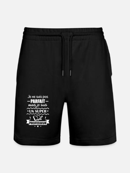Not perfect but great teacher - Stanley/Stella Trainer Unisex Organic Jogging Shorts - black