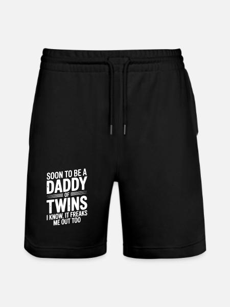 Bientôt papa de jumeaux - Short de jogging bio TRAINER Stanley/Stella unisexe - noir
