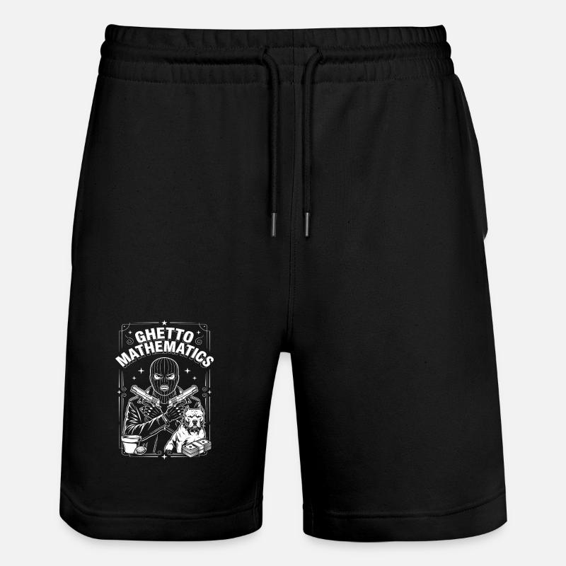 Mathématiques du ghetto - Short de jogging bio TRAINER Stanley/Stella unisexe - noir