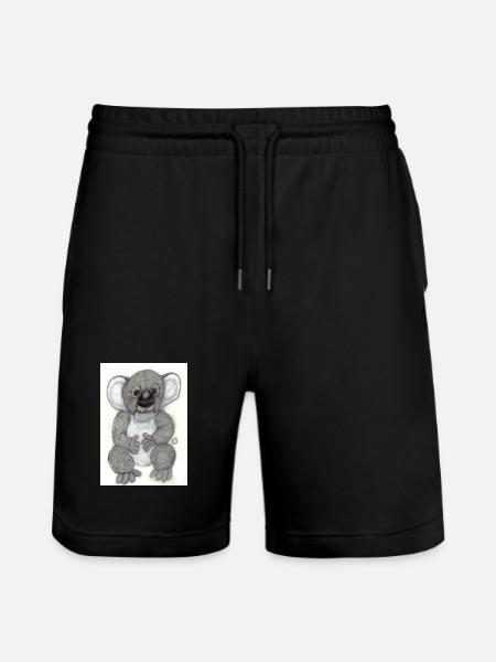 Koala - Short de jogging bio TRAINER Stanley/Stella unisexe - noir